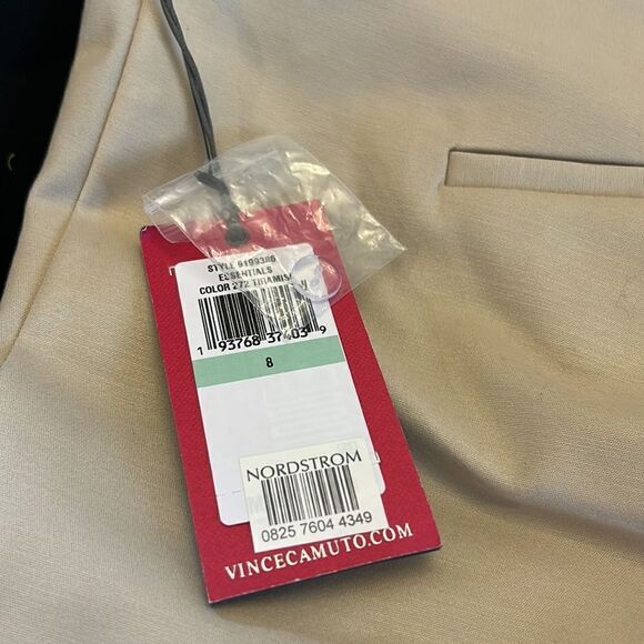 Vince Camuto khaki dress pants with slit ankles Size 8 NWT - Picture 7 of 8